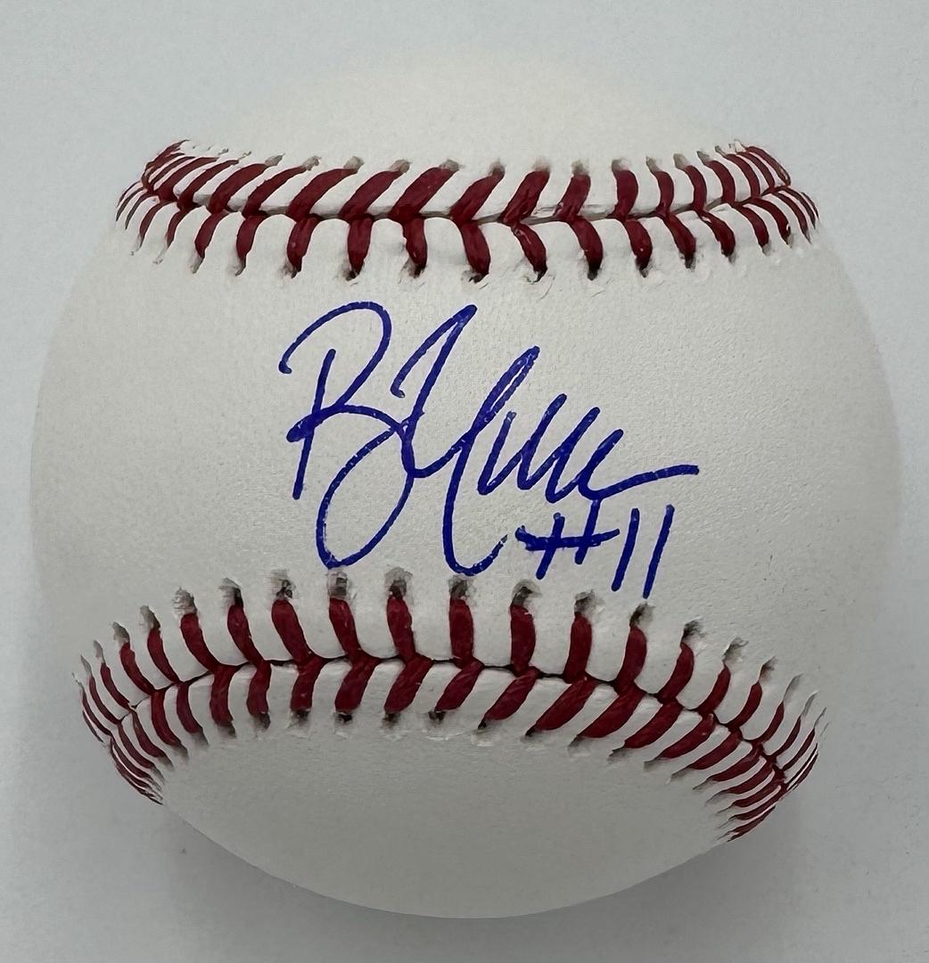 Bill Mueller (Red Sox) signed ROMLB - Beckett COA